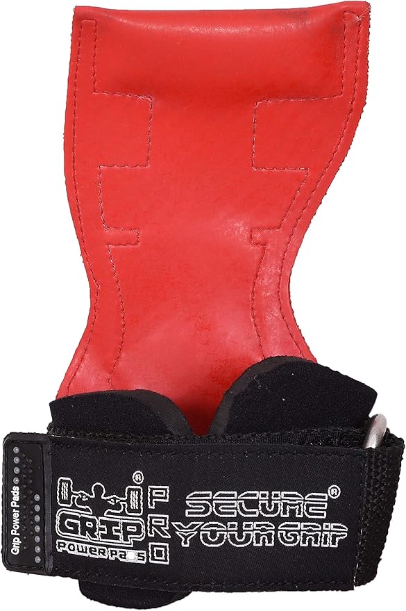 Lifting Grips PRO Weight Gloves Heavy Duty Barbell Gymnastics Straps Alternative to Power Hooks Deadlifts Adjustable Neoprene Padded Wrist Wrap