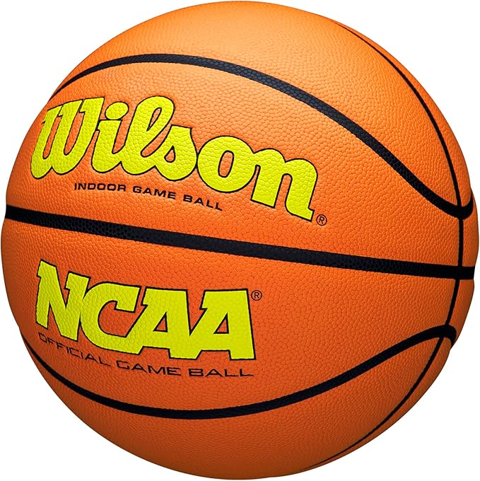 WILSON NCAA Evo NXT Official Indoor Game Basketballs - Sizes 6 and 7