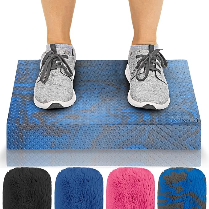 Vive Balance Pad - Foam Large Yoga Mat Trainer for Physical Therapy, Stability Workout, Knee and Ankle Exercise, Strength Training, Rehab - Chair Cushion for Adults, Kids, and Travel