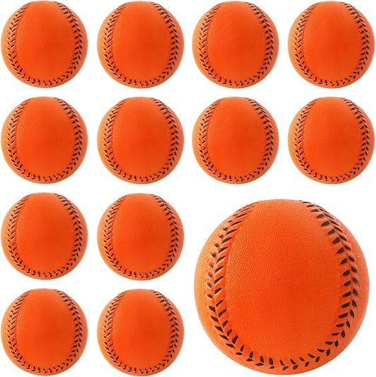 GKK Foam Baseballs 12 Pack Soft Baseballs for Youth Teenager Players Sports Foam Baseballs Training Balls for Hitting and Indoor or Outdoor Play
