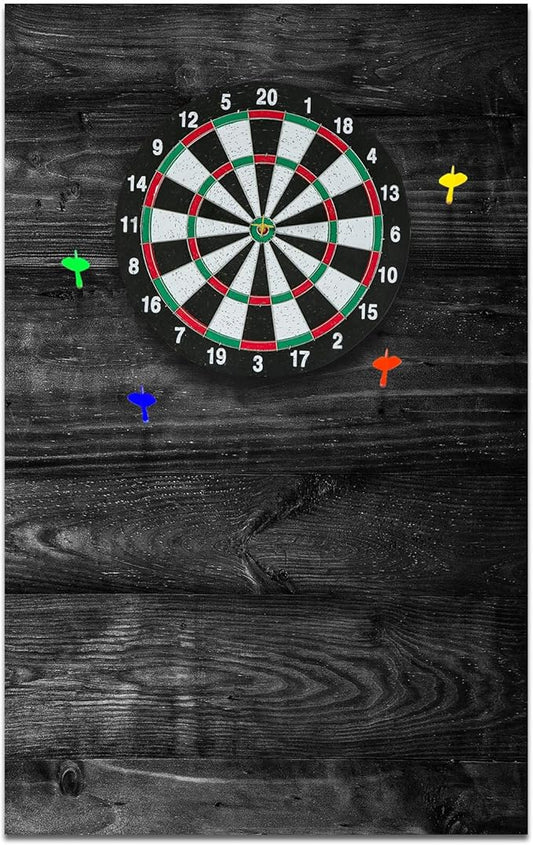 Felt Wood Grain Dart Board Wall Protectors Square Dart Board Backing Tiles Dartboard Backboard Cork Backboard Alternative