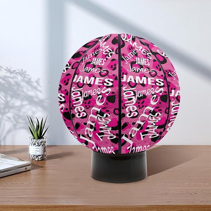 Personalized Basketball Leather Basketball Custom Basketball with Your Personalized Pictures Text Sports Equipment