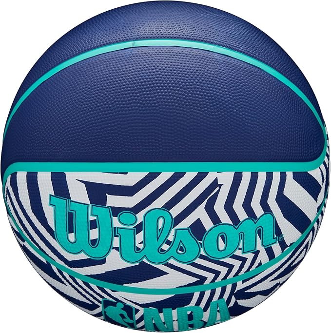 WILSON NBA DRV Plus Dazzle Camo Outdoor Basketballs - Size 6 an Size 7