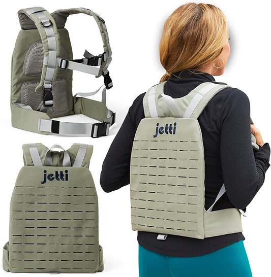 Weighted Vest for Women & Men - 7lb Adjustable Weighted Vest for Walking, Running & Workouts - Evenly Distributed Weight for Comfort & Performance, Includes Carry Pack & Starter Plate