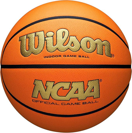 WILSON NCAA Evo NXT Official Indoor Game Basketballs - Sizes 6 and 7