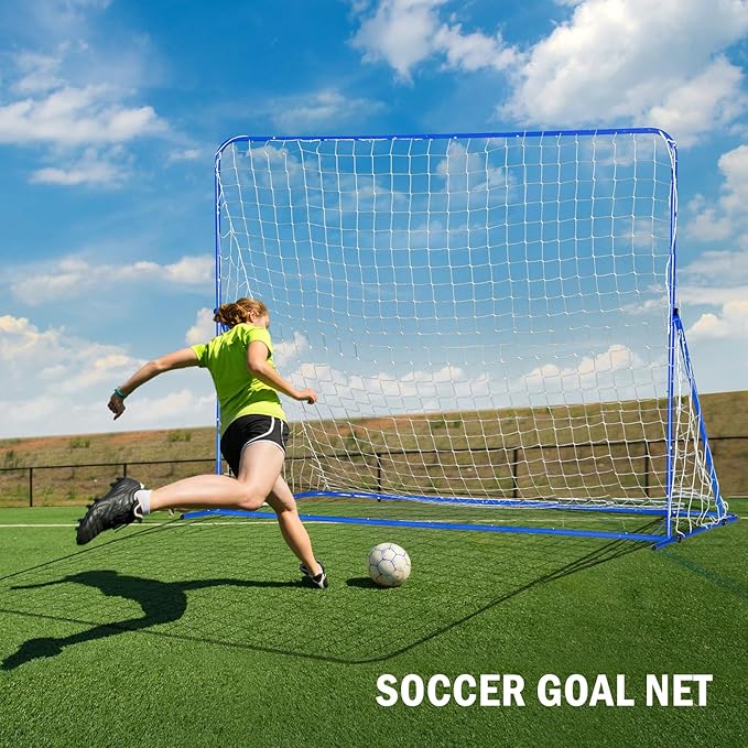 Dual-Mode Soccer Goal Net & Soccer Rebounder Net,Premium Durability for Intense Shooting Training,Quick-Switch Angle Soccer Training for Control,Passing Practice,Soccer Gifts for Kids Teen Adult