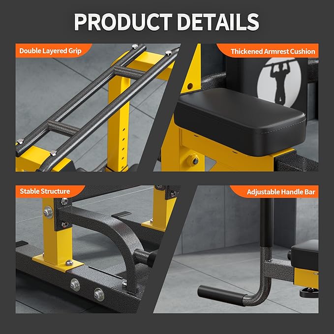 SogesHome Adjustable Pull Up Bar & Dip Station, Heavy Duty 500LB Capacity Multifunctional Home Gym Fitness Equipment for Strength Training, Push Up Stand for Arm, Back, Core & Full Body Workout