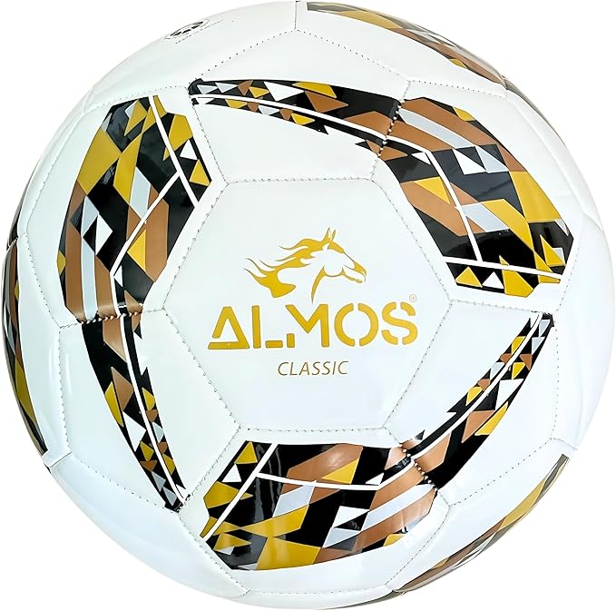 Almos Classic 32 Soccer Ball – for Club Match, Training, Match Performance, Indoor & Outdoor Soccer, Suitable for Grass & Astro | 32 Panel | for Youth & Adult Soccer Players |