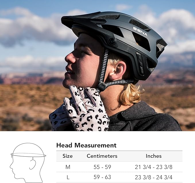 Sena M1 / M1 EVO Bluetooth and Mesh Intercom Smart Communications Mountain Bike Helmets