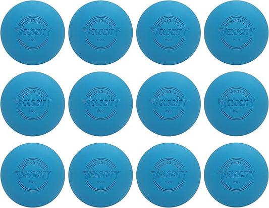 Velocity Lacrosse Balls - 1, 2, 3, 6, 12, 18, 24, 36, 60 and 120 Packs - for Practice, Official NFHS and College Approved Size