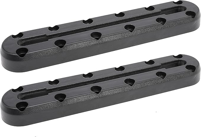 9.2 Inch Kayak Rail Kayak Mount Track Accessories for Fish Finder,Cup Holder, Anchor Cleats Kayak Gear Track for Fishing Rod Holder Kayak Gear Track to Mount Kayak Paddle Holder
