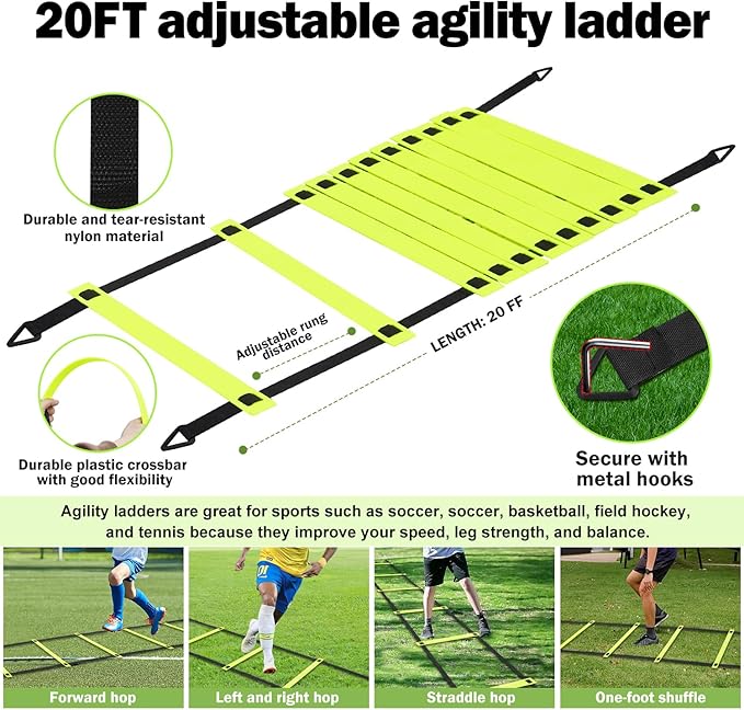 6x4 FT Kids Soccer Goals for Backyard - 2 Pack Soccer Nets, Portable Pop Up Goal Set with Training Mat, Cones, Target & Ball - Soccer Training Equipment Gift for Boys/Girls Ages 3-12