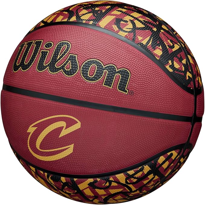 WILSON NBA Team Graffiti Basketballs - Size 7-29.5"
