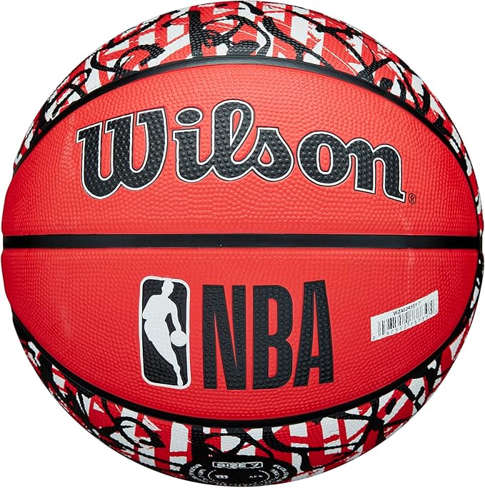 WILSON NBA Team Graffiti Basketballs - Size 7-29.5"