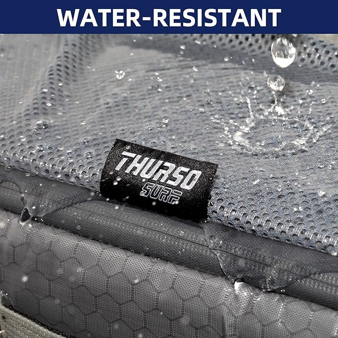 THURSO SURF Paddleboard Cooler Deck Bag – Water-Resistant Portable Insulated Soft Cooler with Mesh Top Pocket for SUP, Kayak, and Camping | Fits 10 Cans