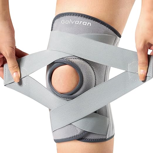 Galvaran Knee Brace for Men & Women - ACL, MCL, Meniscus Tear Support & Arthritis Pain Relief - Stabilizing Knee Braces Support with Side Stabilizers & Patella Gel Pad
