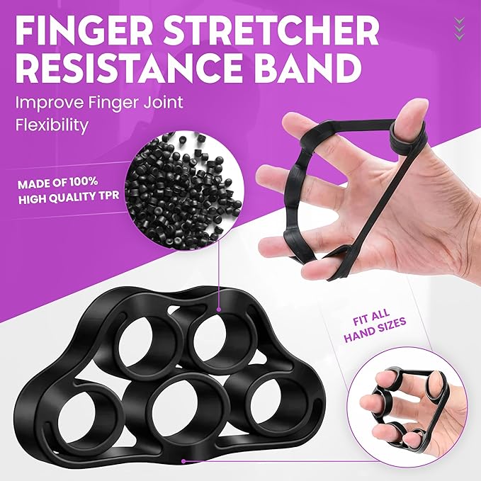 Hand Gripper Strengthener, Adjustable Resistance 22-220Lbs (10-100kg) Forearm Exerciser, Grip Strength Trainer for Muscle Building & Injury Recovery, Aerobic Hands