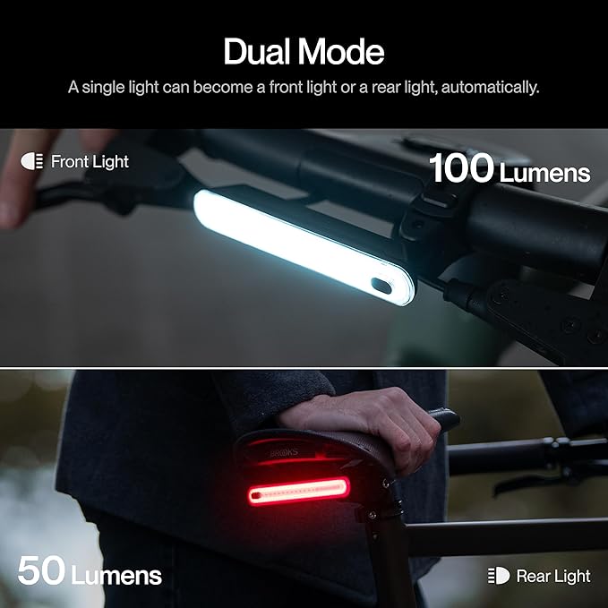 UNIT 1 Smart Light | Wireless LED Turn Signals & Brake Light | USB-C Rechargeable | Magnetic Mount | Nav Remote Compatible | App-Controlled Visibility via iOS & Android