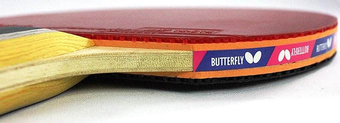 Butterfly B603FL Ping Pong Paddle Set | 1 Table Tennis Racket | 1 Ping Pong Paddle Case| Tournament Butterfly Ping Pong Paddles | High Speed & Spin Table Tennis Set, multi