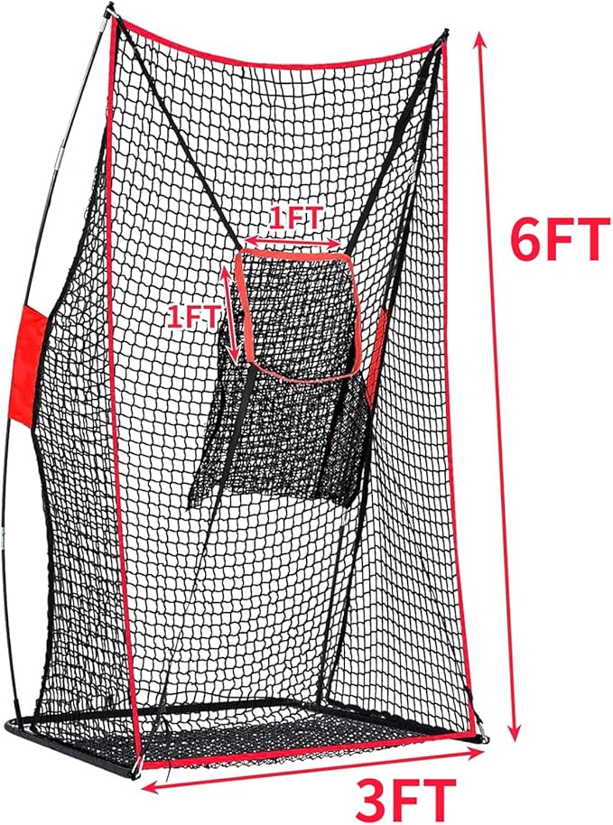 Football Net Portable Football Throwing Net Football Kicking Cages for Throwing