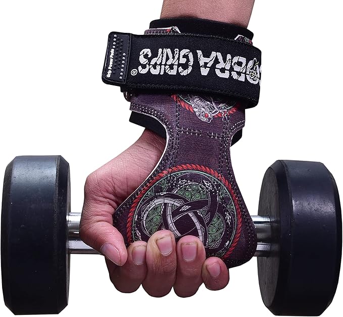 Cobra Grips PRO Weight Lifting Gloves Heavy Duty Straps Alternative Power Lifting Hooks for Deadlifts Adjustable Neoprene Padded Wrist Support Bodybuilding