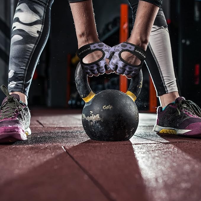 Minimal Weight Lifting Gloves,Short Micro Workout Gloves Grip Pads with Full Palm Protection & Extra Grip for Men Women Weightlifting,Gym,Exercise Training