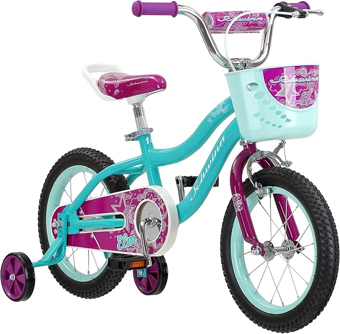 Schwinn Elm and Koen Bike or Balance Bike, 12-20 Inch Bike for Kids Ages 2-13, Black, Blue, Red, Teal, Pink or Purple, SmartStart Ergonomic Design, Adjustable Seat Grows with Child, Training Bicycle