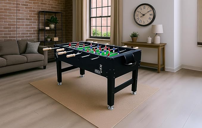 KICK Trio 48″ 3-in-1 Multi Game Table - Combo Game Table Set - Billiards, Air-Hockey, and Foosball for Home, Game Room, Friends and Family!