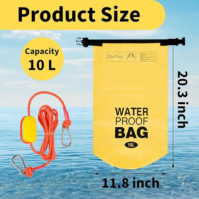 500D Sand Anchor for Small Boats, Power Watercrafts, 2 in 1 PWC Jet Ski Anchor Kit with Adjustable Buoy, Waterproof Dry Bag for Jet Ski, Kayak, Boat, Hiking Foldable Sandbags