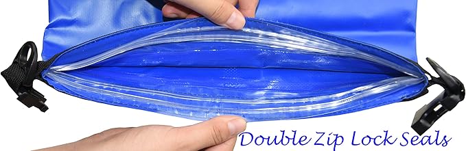 Freegrace Waterproof Dry Bag - Lightweight Dry Sack with Seals and Waterproof Case - Float on Water - Keeps Gear Dry for Kayaking, Beach, Rafting, Boating, Hiking, Camping and Fishing