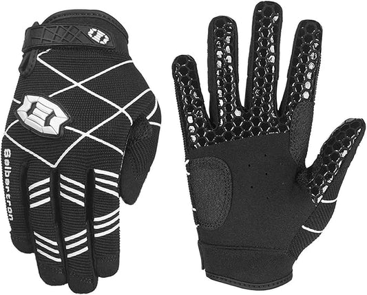 Seibertron B-A-R PRO 2.0 Signature Baseball + Softball + Teeball Batting Gloves Super Grip Finger Multiple 11 Sizes + 5 Colors Available Fit Adult Youth Kids Boys Girls Mens Women