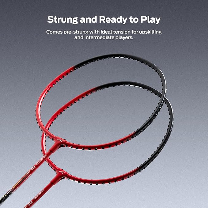 POWERTEK 100 (Set of 2) Badminton Racket with Full Cover