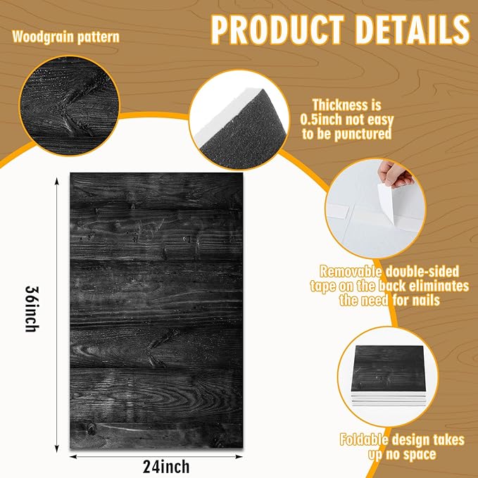 Felt Wood Grain Dart Board Wall Protectors Square Dart Board Backing Tiles Dartboard Backboard Cork Backboard Alternative