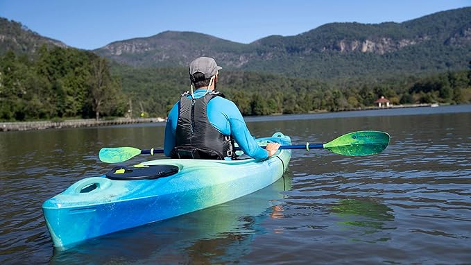 Perception Joyride 10 - Sit Inside Kayak for Adults and Kids - Recreational and Multi-Water Kayak with Selfie Slot - 10'