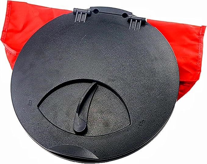 Hatch Cover Deck Plate ABS Easy Install Accessories Hatch Cover with Red Waterproof Bag and Fasteners for Kayak Boat Fishing Rigging