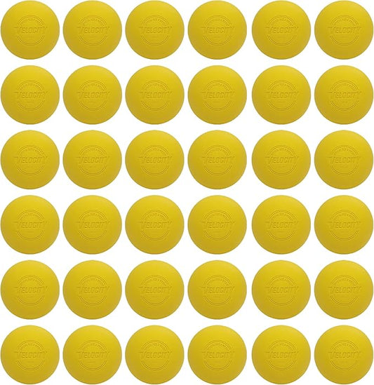 Velocity Lacrosse Balls - 1, 2, 3, 6, 12, 18, 24, 36, 60 and 120 Packs - for Practice, Official NFHS and College Approved Size