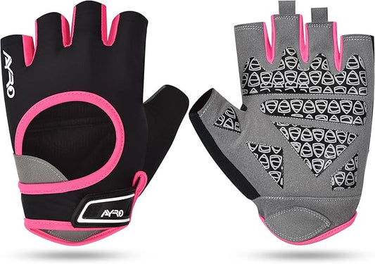 AYRO Breathable Weight Lifting Gym Workout Gloves with Extra Grip for Men & Women, Exercise Gloves with Full Palm Protection, Removal with Durable Closure, for Weightlifting