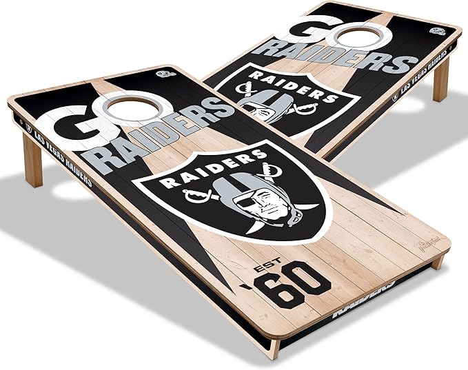 YouTheFan NFL 2’ x 4’ Professional Wood Cornhole Game