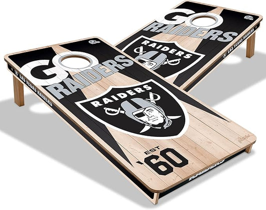 YouTheFan NFL 2’ x 4’ Professional Wood Cornhole Game