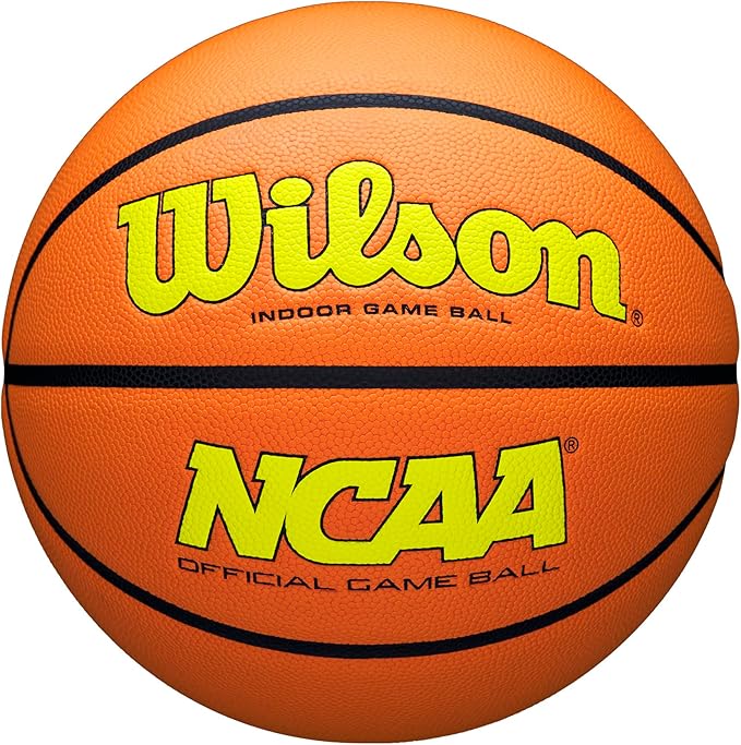WILSON NCAA Evo NXT Official Indoor Game Basketballs - Sizes 6 and 7