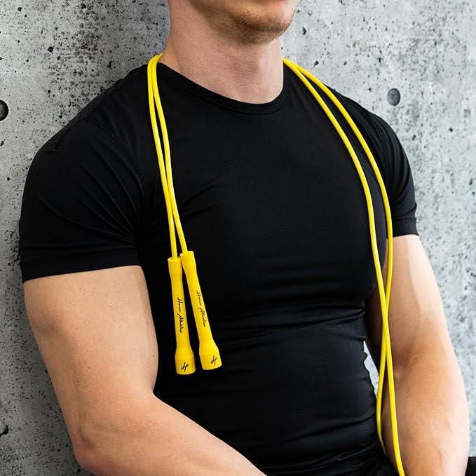 Honor Athletics | Pro Boxing Rope 3.0 | 5.3mm Jump Rope Indoor/Outdoor Adjustable For Boxing | Ultra-Durable, Non-Kinking TPU-PVC blend/Unbreakable Handles | Adjustable | Skipping Rope