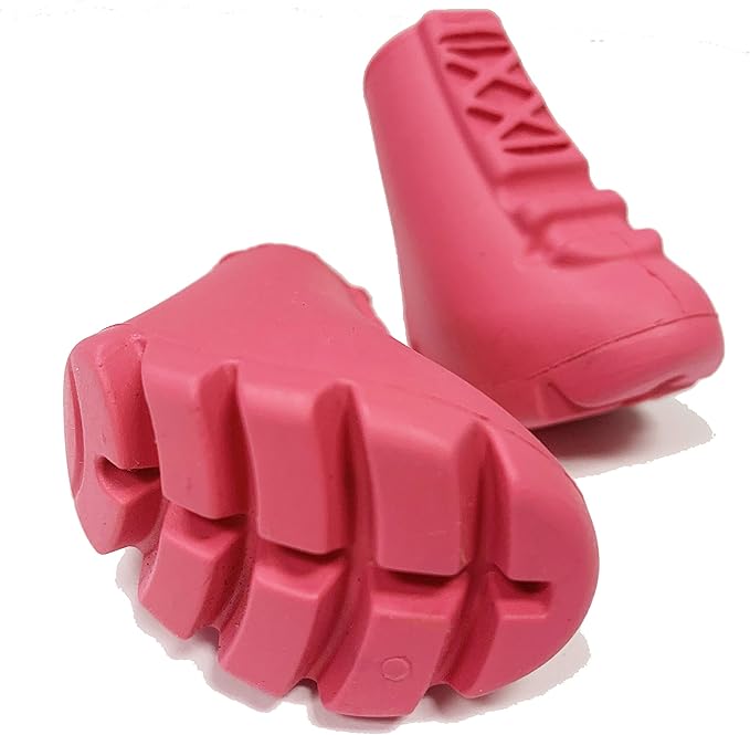 Urban Poling - Urban Poles 4Life - Lightweight, Aluminum Nordic Walking Sticks - Pink & Silver - 1 Pair – for Users 4'2"–6'2" - Collapsible & Adjustable Hiking Gear