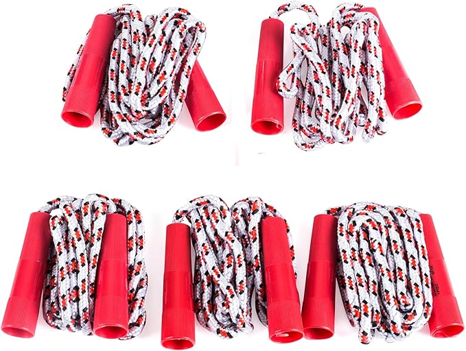Tigerdoe Jump Ropes - 10 Pack - Jump Rope Kids - Nylon Jump Rope - Bulk Easter Basket Toys