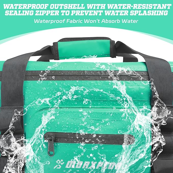 Waterproof Shell 24 cans Paddle Board Cooler Bag, Sup Deck,Kayak Cooler Bag Accessories