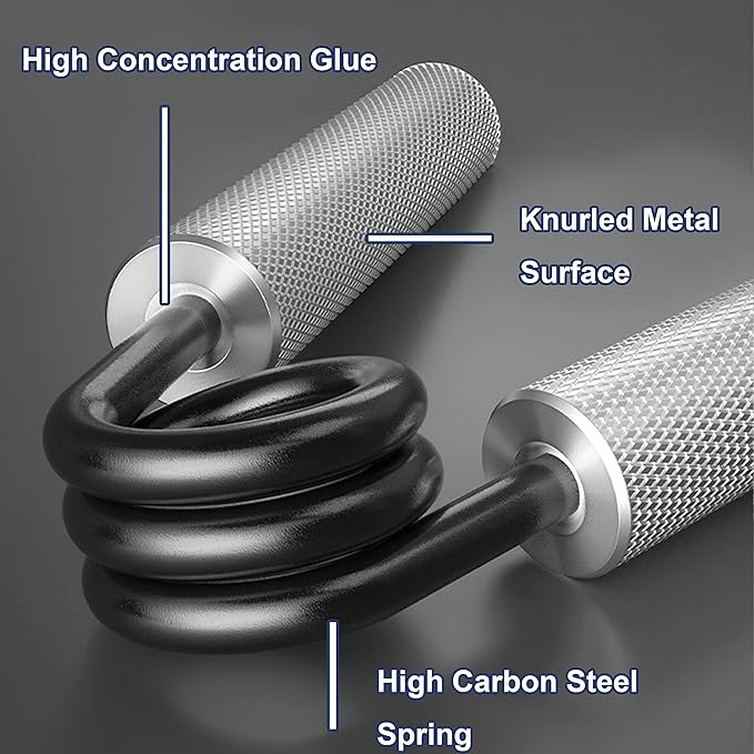 FLYFE Grip Strength Trainer, Hand Grip Strengthener, Forearm Strengthening Devices Metal Hand Exercisers Non-Slip Wrist Workout Trainer for Men Women Training Recovery, 1/4/6 Pack, 50LB-350LB