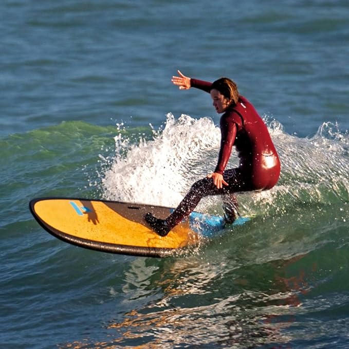TAHE 8'4" Meteor Foam Surfboard – Premium Molded Soft Top | Durable, Lightweight & Stable | Ideal for Beginners, Rentals & Schools | Skin-Tec Construction for Long-Lasting Performance