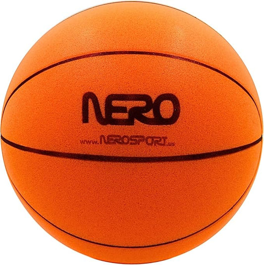Ninja Silent Basketball- Soft Foam Indoor Hoop Play | Soundless Ball for Quiet Dribbling and Indoor Training