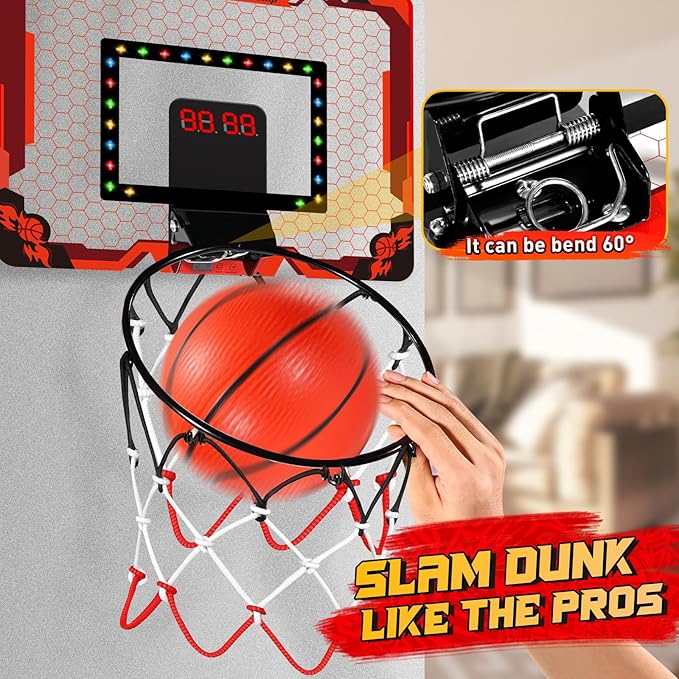 Red Basketball Hoop Indoor
