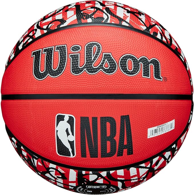 WILSON NBA Team Graffiti Basketballs - Size 7-29.5"