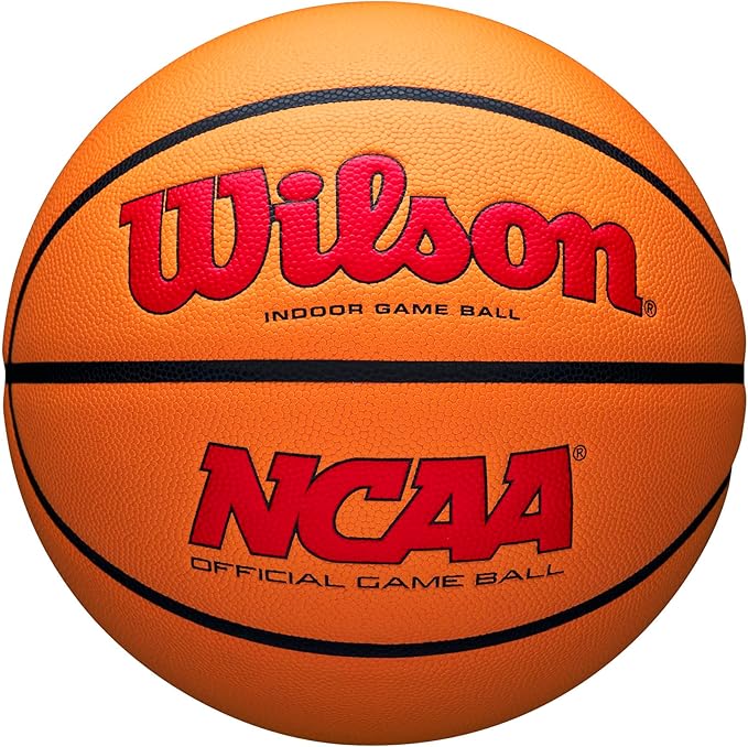 WILSON NCAA Evo NXT Official Indoor Game Basketballs - Sizes 6 and 7